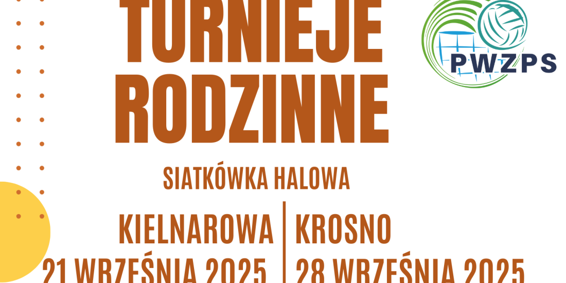 Zaproszenie na cykl Rodzinnych Turniejów